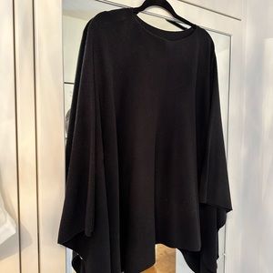Lululemon black “Wool Be Cozy” poncho - one size fits all